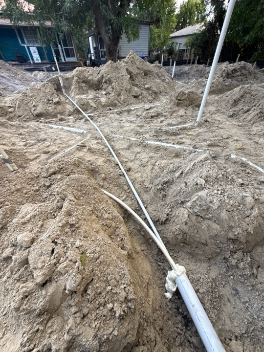 Jobsite inspection photo - framing overview
